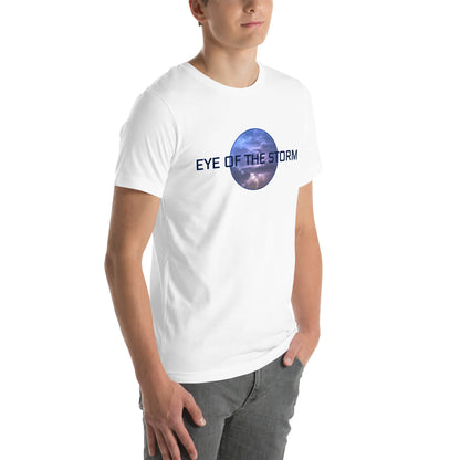 Eye of the Storm Unisex t-shirt (dark logo)