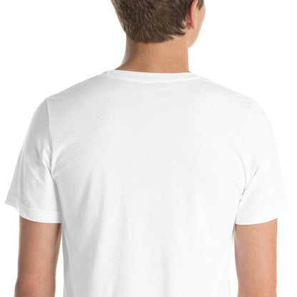 Badlands Hexagon Unisex T-Shirt (red/blk logo)