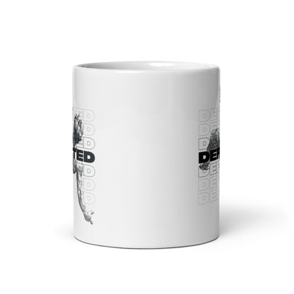 Defected White Glossy Mug