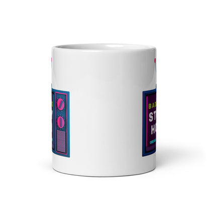 Badlands Story Hour White glossy mug