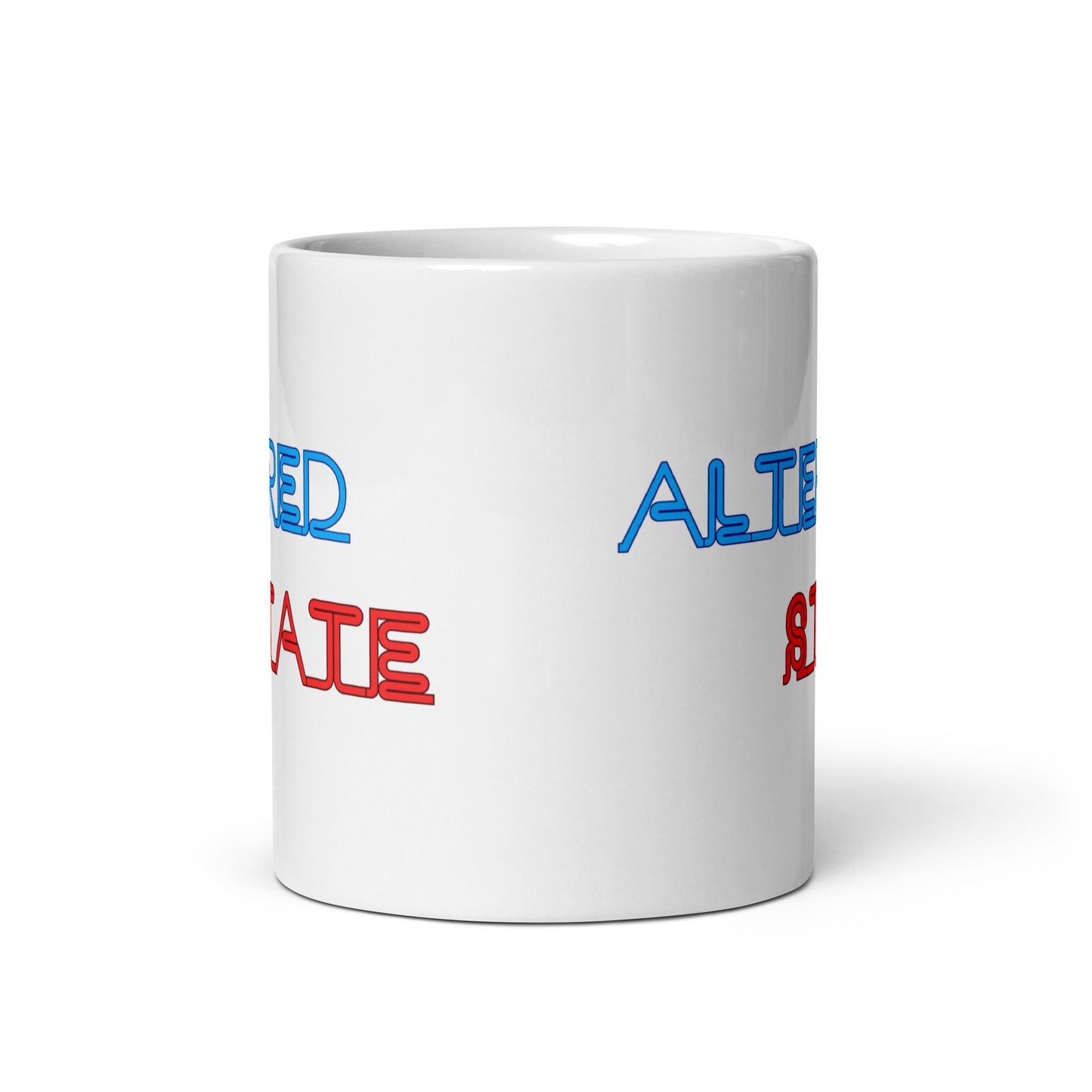 Altered State White glossy Mug