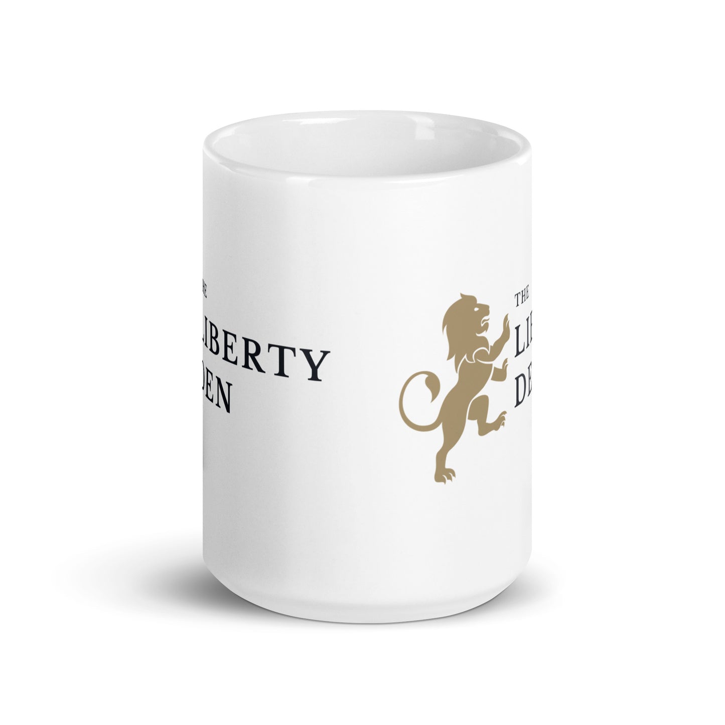 The Liberty Den White Glossy Mug