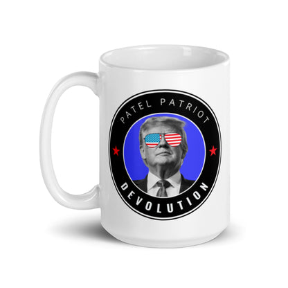 Trump Devolution White glossy mug