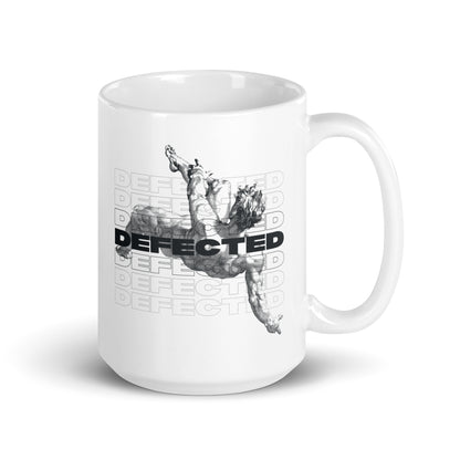 Defected White Glossy Mug