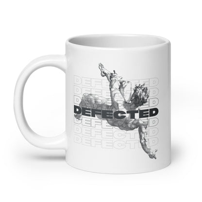 Defected White Glossy Mug