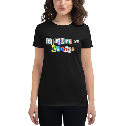 Culture of Change Women's short sleeve t-shirt