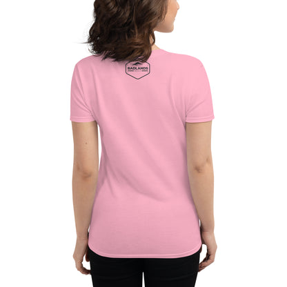 The Liberty Den Women's short sleeve t-shirt (dark logo)