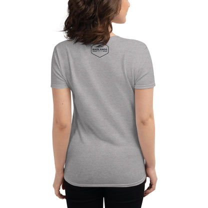 The Liberty Den Women's short sleeve t-shirt (dark logo)