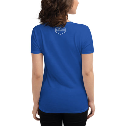 The Liberty Den Women's short sleeve t-shirt (light logo)