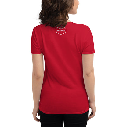 The Liberty Den Women's short sleeve t-shirt (light logo)