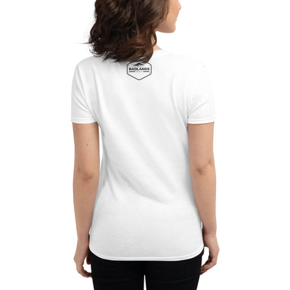 The Liberty Den Women's short sleeve t-shirt (dark logo)