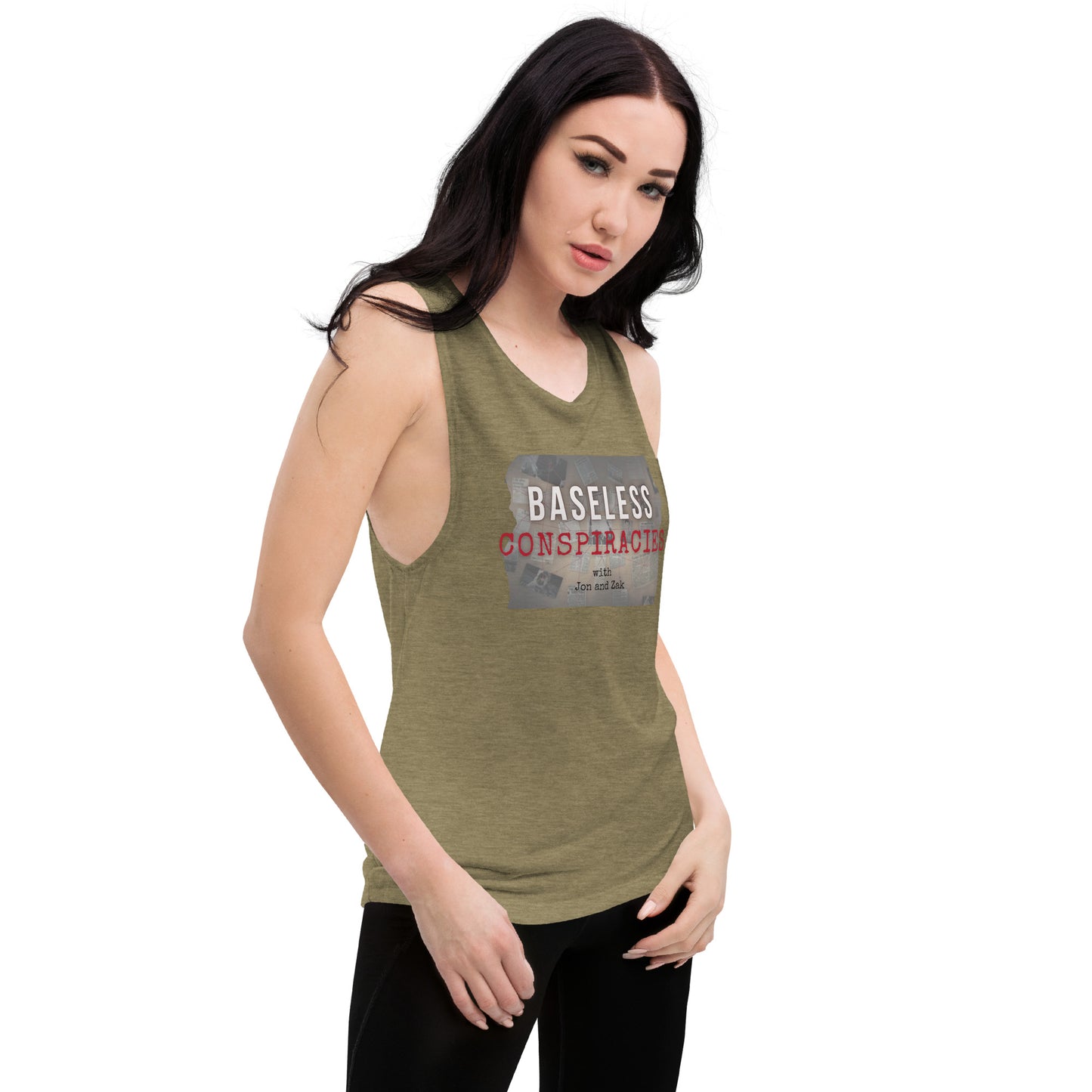 Baseless Conspiracies Ladies’ Muscle Tank