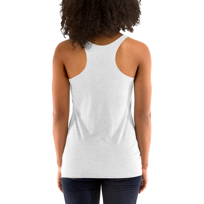 Eye of the Storm Women's Racerback Tank (dark logo)