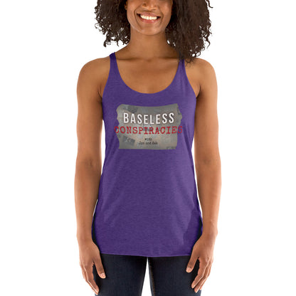 Baseless Conspiracies Women's Racerback Tank