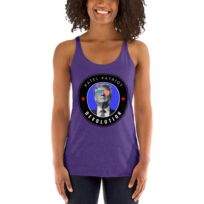 Trump Devolution Women's Racerback Tank