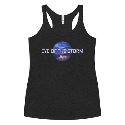 Eye of the Storm Women's Racerback Tank (light logo)