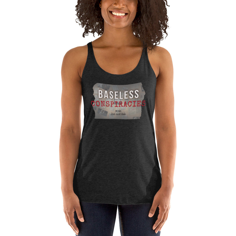 Baseless Conspiracies Women's Racerback Tank