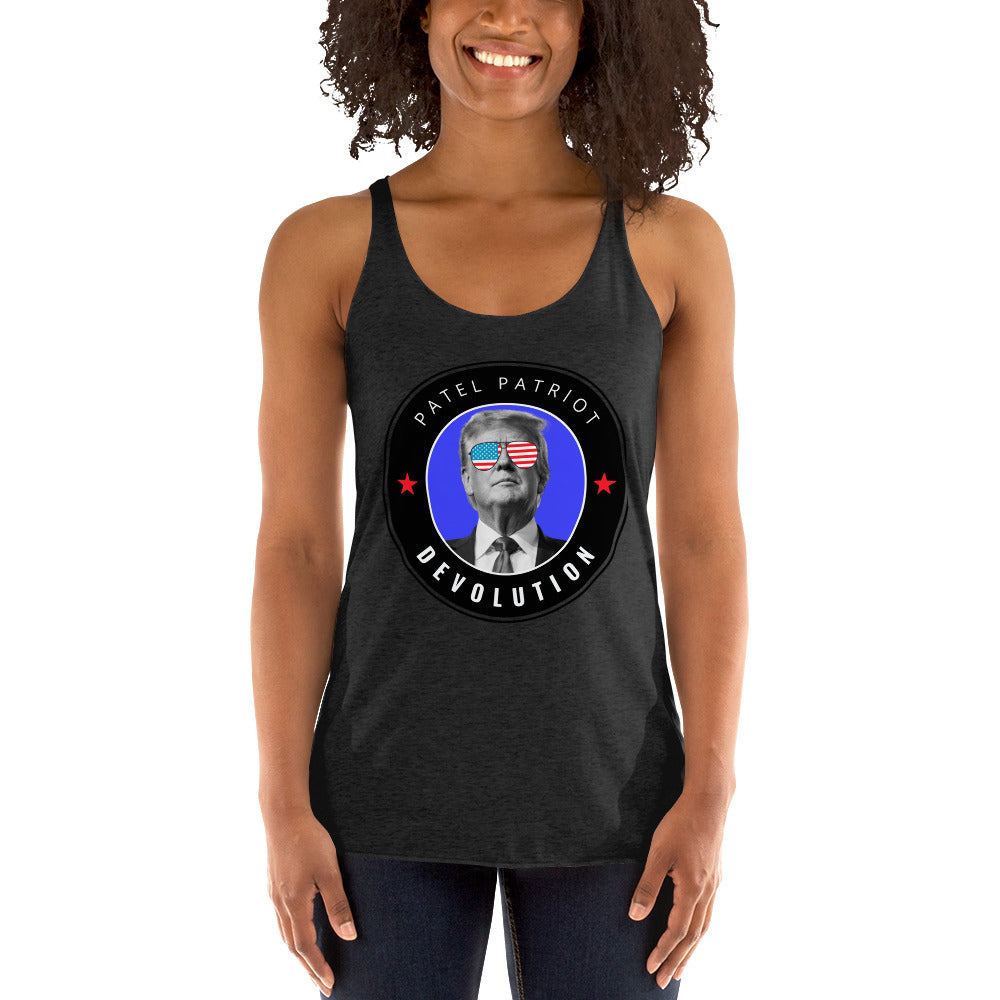 Trump Devolution Women's Racerback Tank