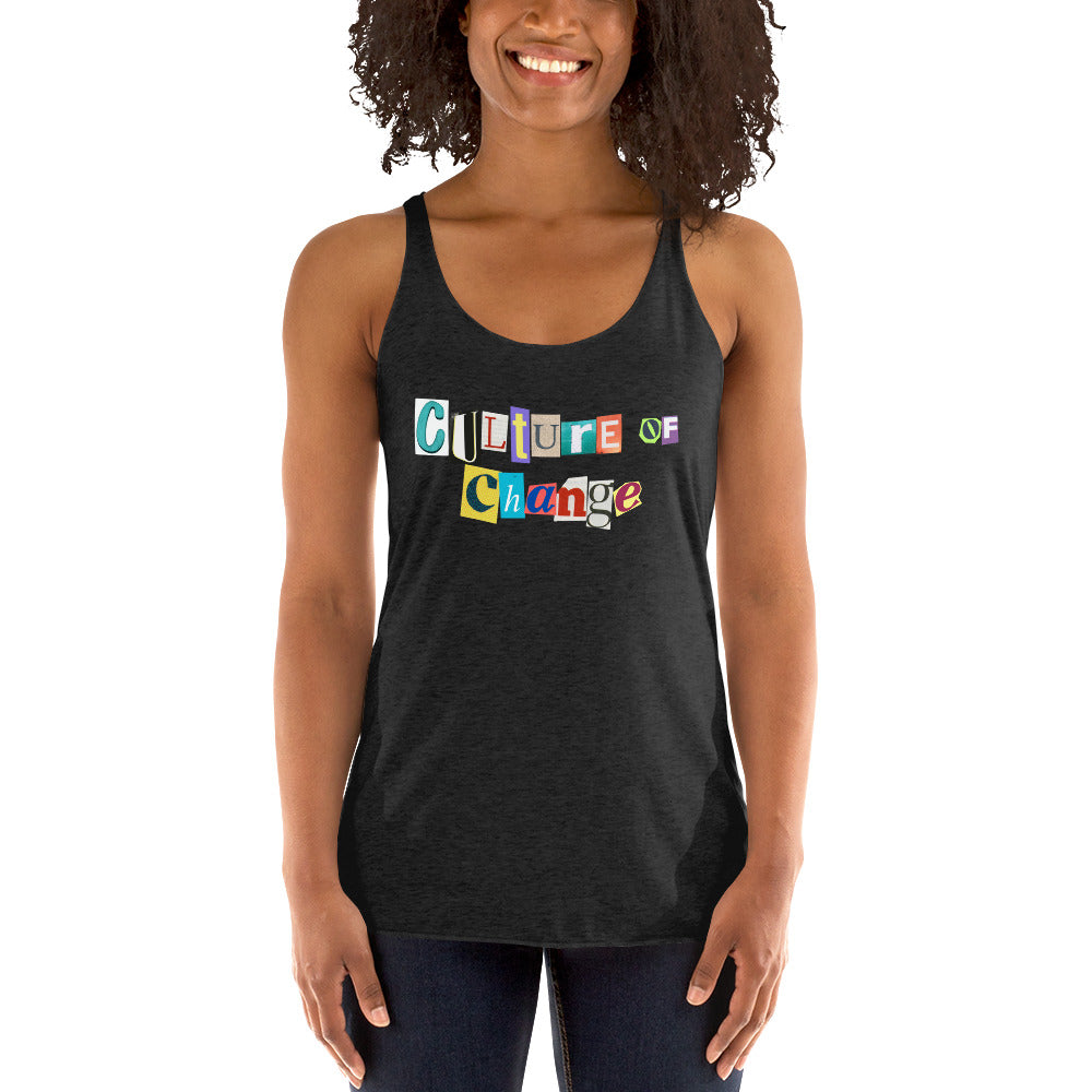 Culture of Change Women's Racerback Tank