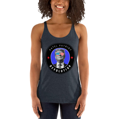 Trump Devolution Women's Racerback Tank