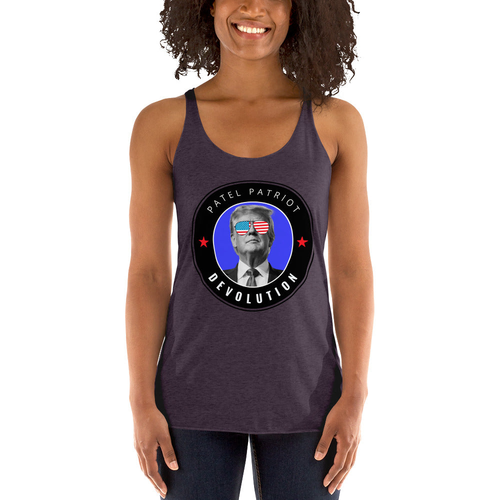 Trump Devolution Women's Racerback Tank