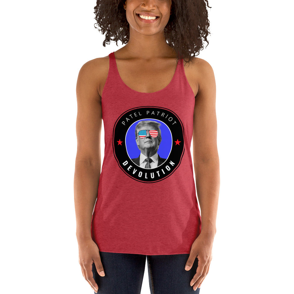 Trump Devolution Women's Racerback Tank