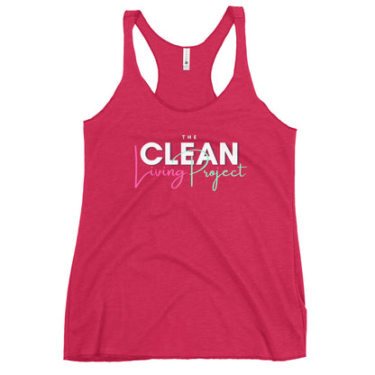 The Clean Living Project Women's Racerback Tank