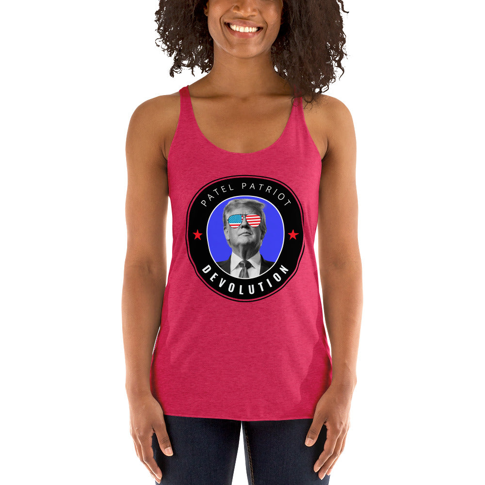 Trump Devolution Women's Racerback Tank