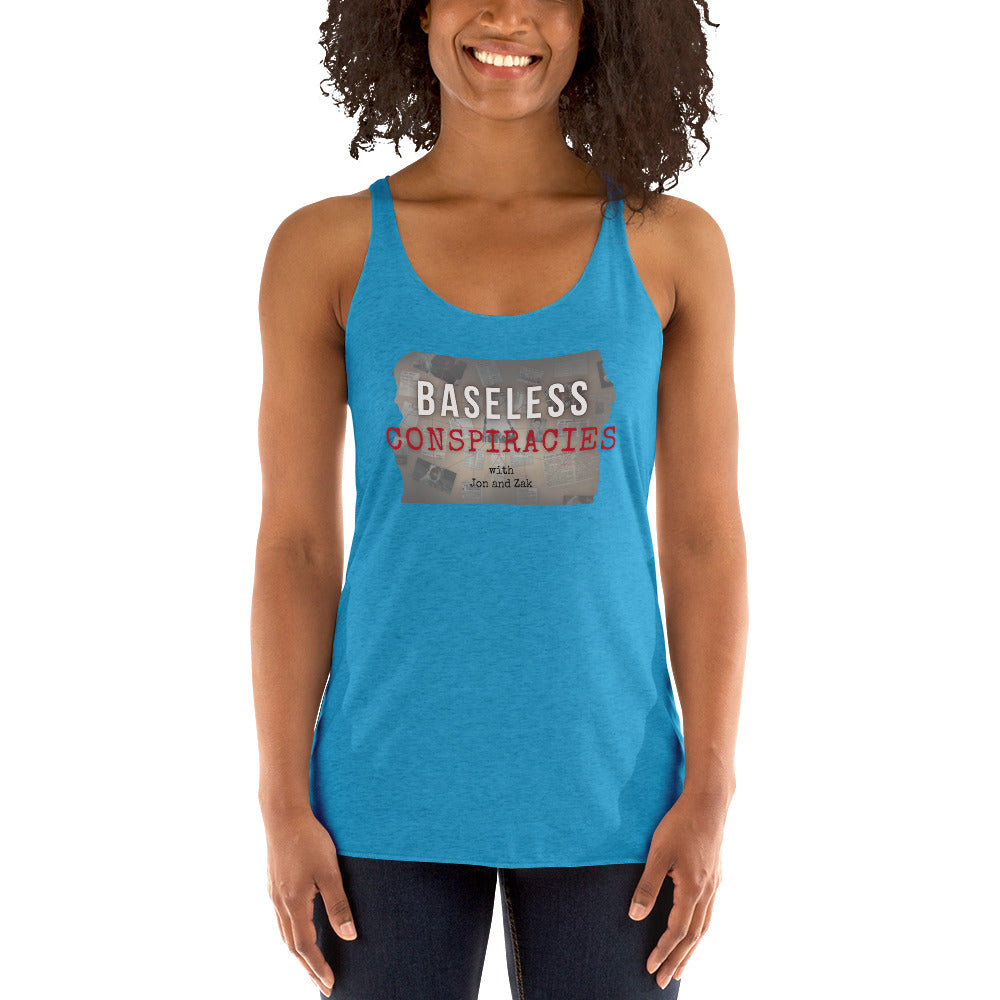 Baseless Conspiracies Women's Racerback Tank