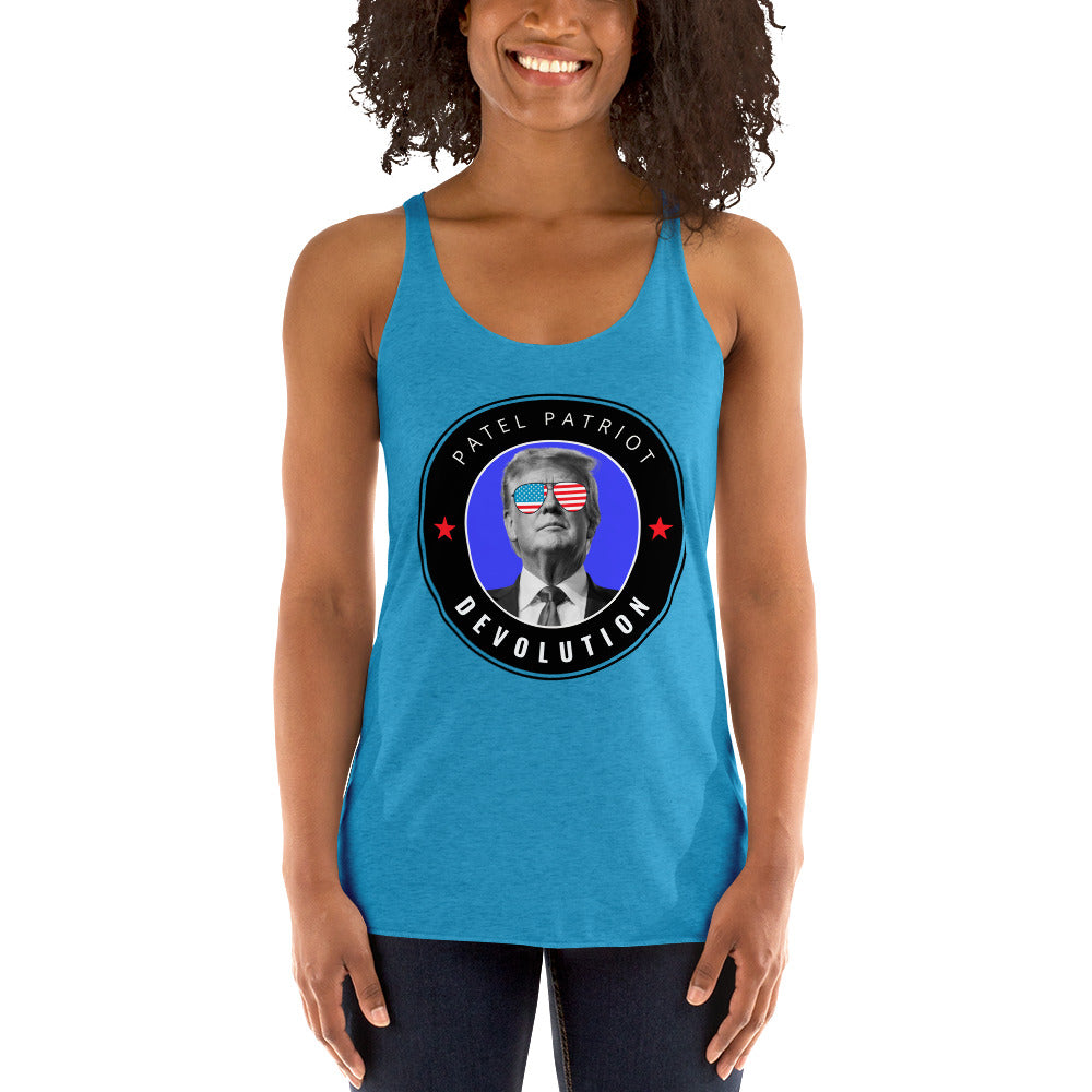 Trump Devolution Women's Racerback Tank