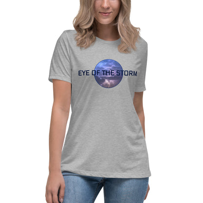 Eye of the Storm Women's Relaxed T-Shirt (dark logo)