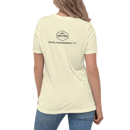 Eye of the Storm Women's Relaxed T-Shirt (dark logo)