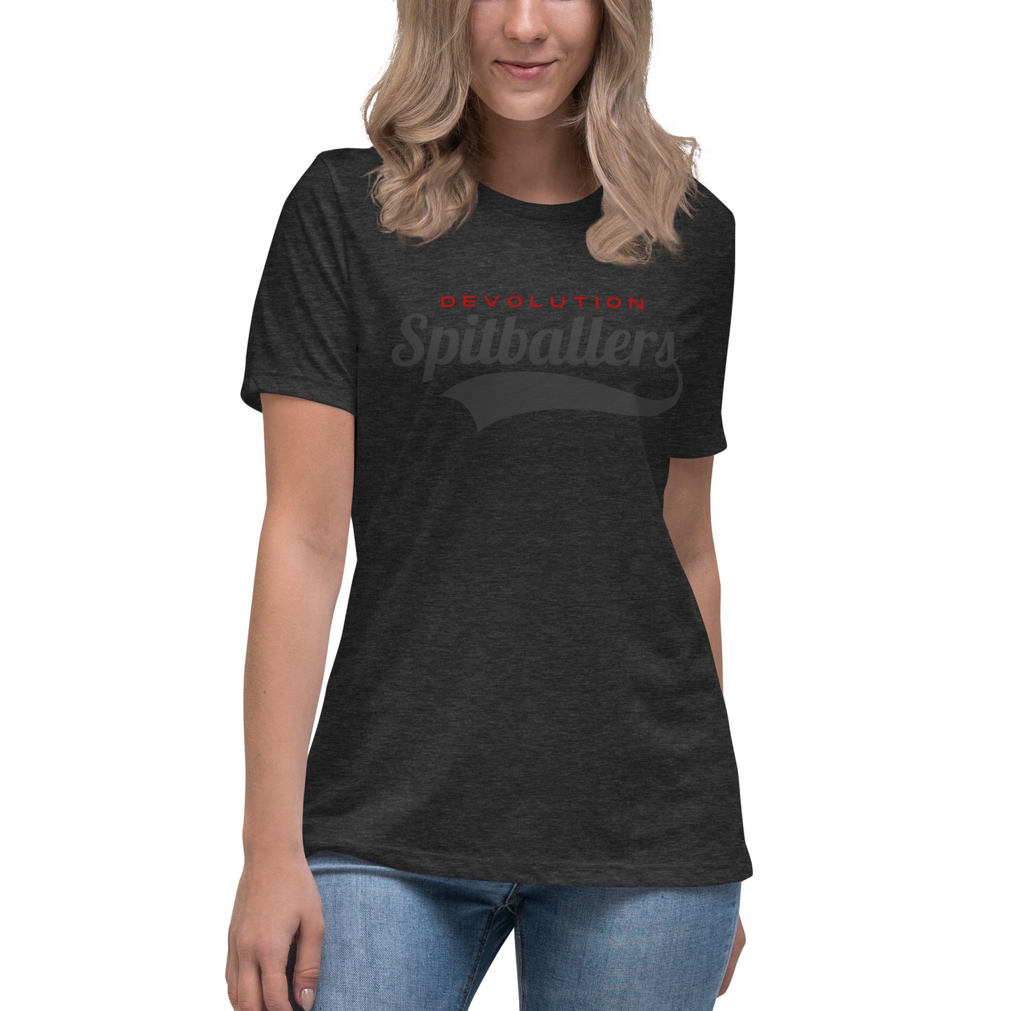 Spitballers Women's Relaxed T-Shirt (dark logo)