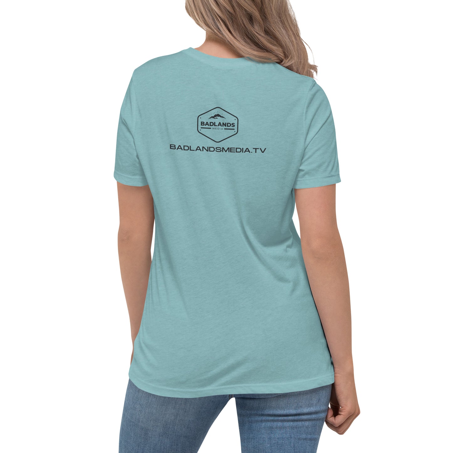 Eye of the Storm Women's Relaxed T-Shirt (dark logo)