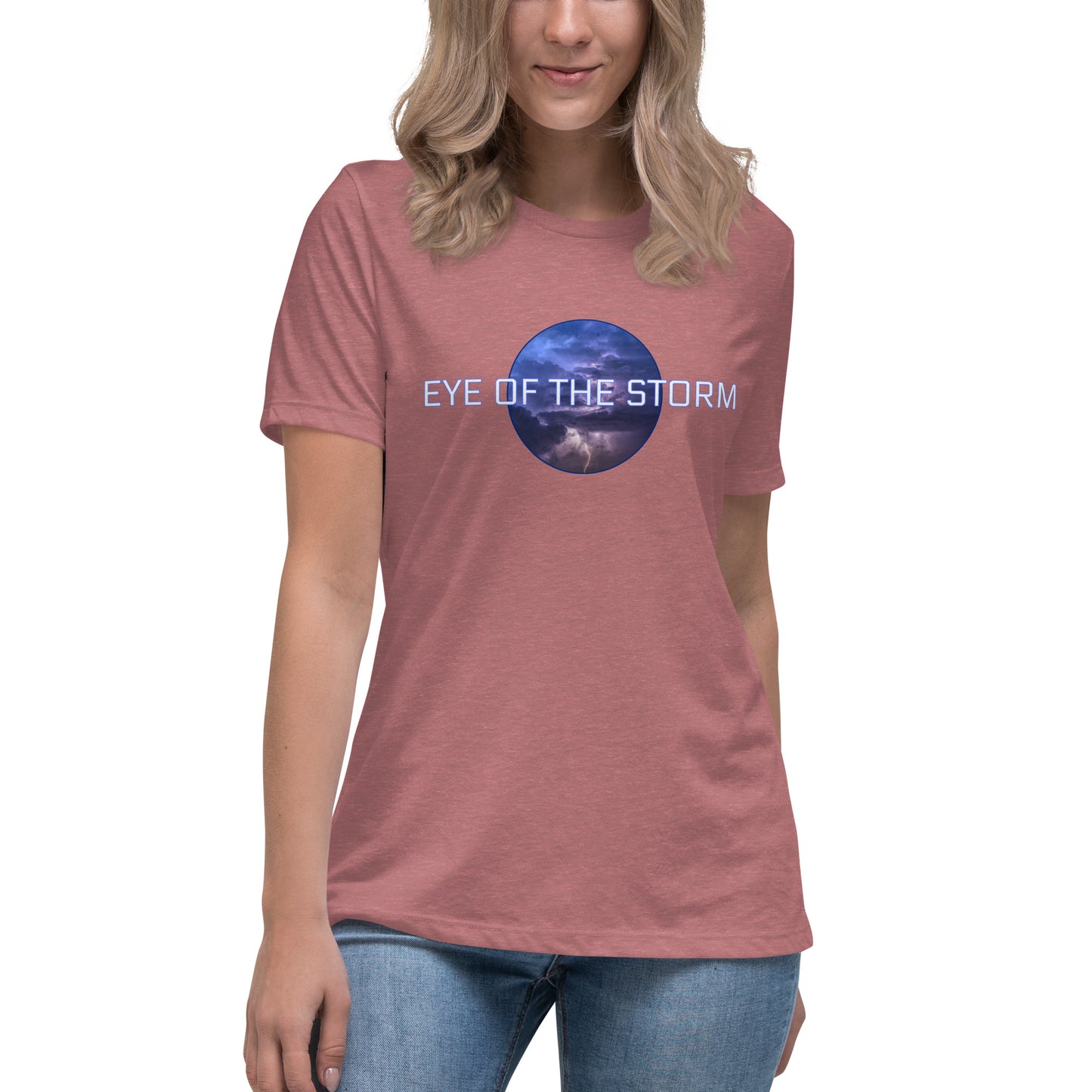 Eye of the Strorm Women's Relaxed T-Shirt (light logo)