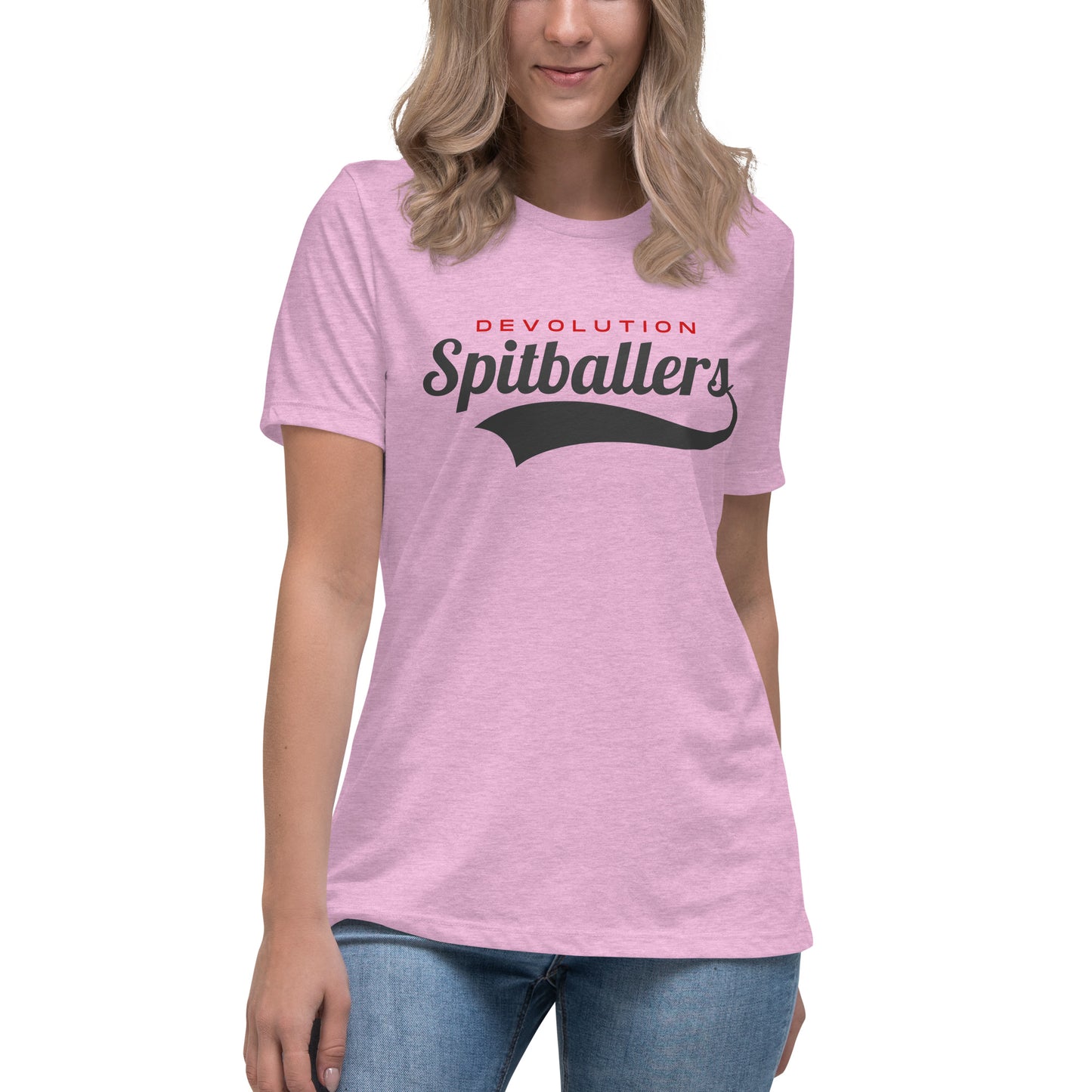 Spitballers Women's Relaxed T-Shirt (dark logo)