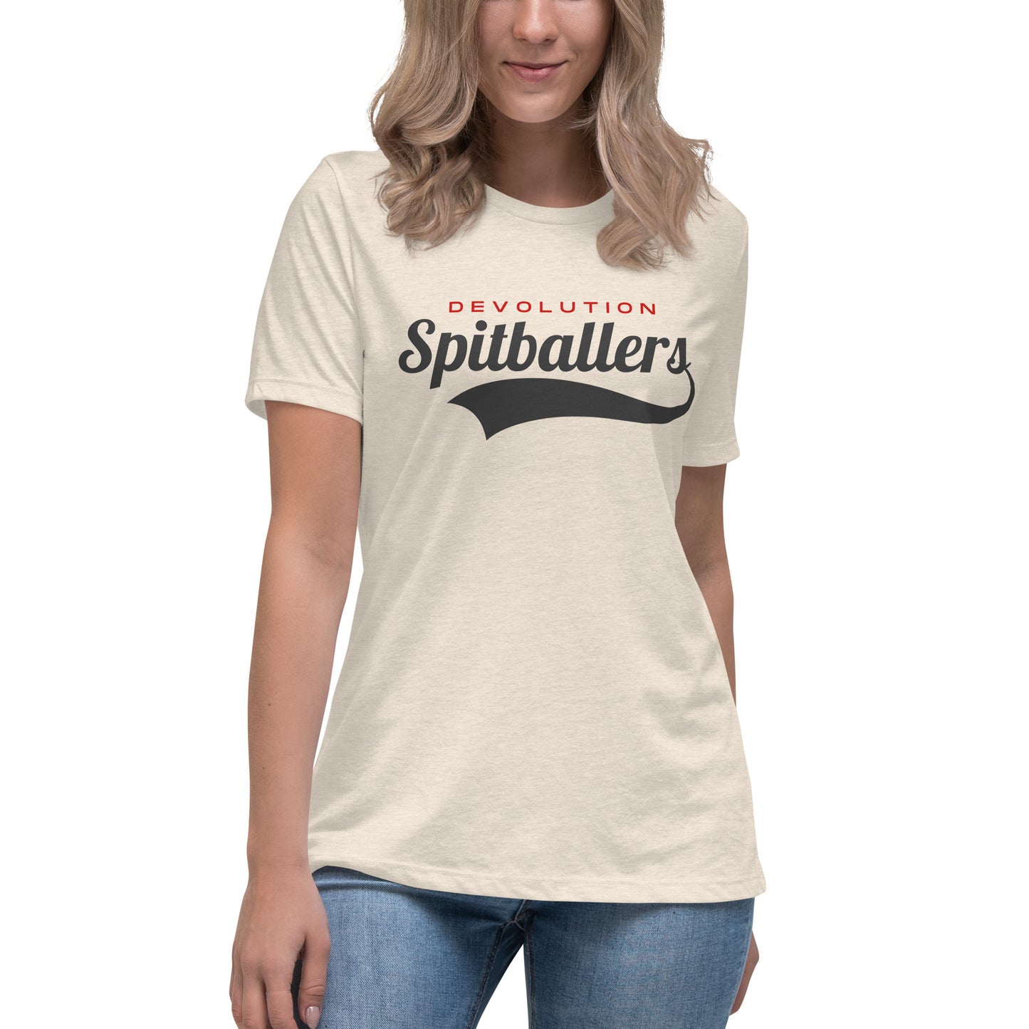 Spitballers Women's Relaxed T-Shirt (dark logo)