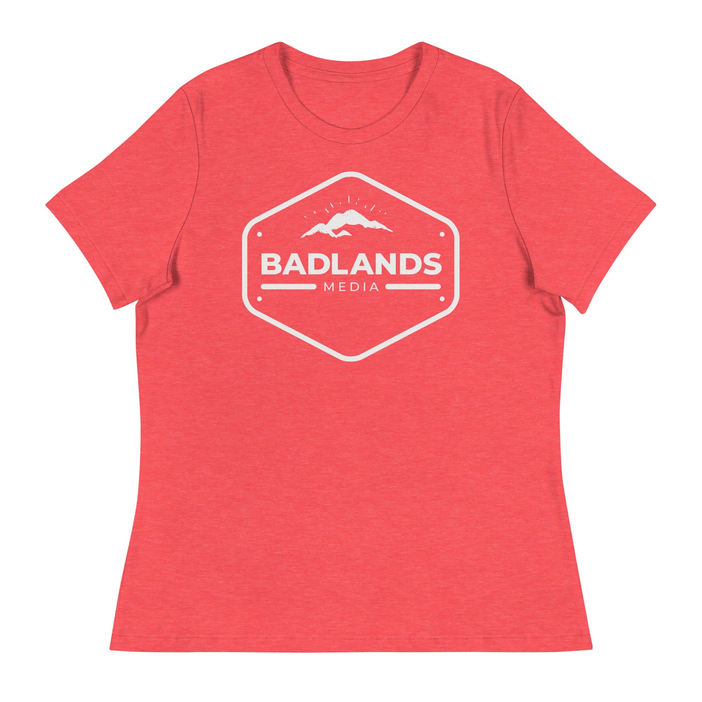 Badlands Women's Relaxed T-Shirt with white logo