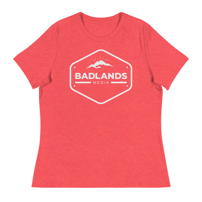 Badlands Women's Relaxed T-Shirt with white logo