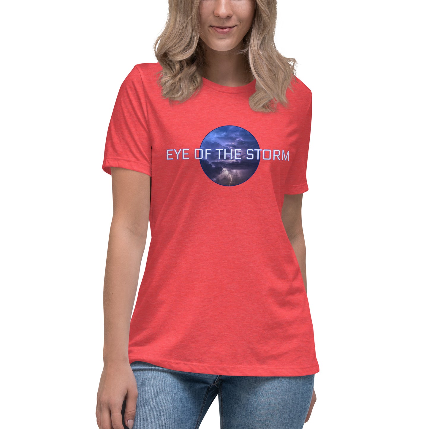 Eye of the Strorm Women's Relaxed T-Shirt (light logo)