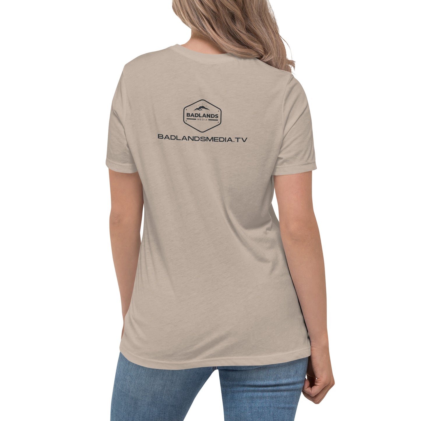 Eye of the Storm Women's Relaxed T-Shirt (dark logo)