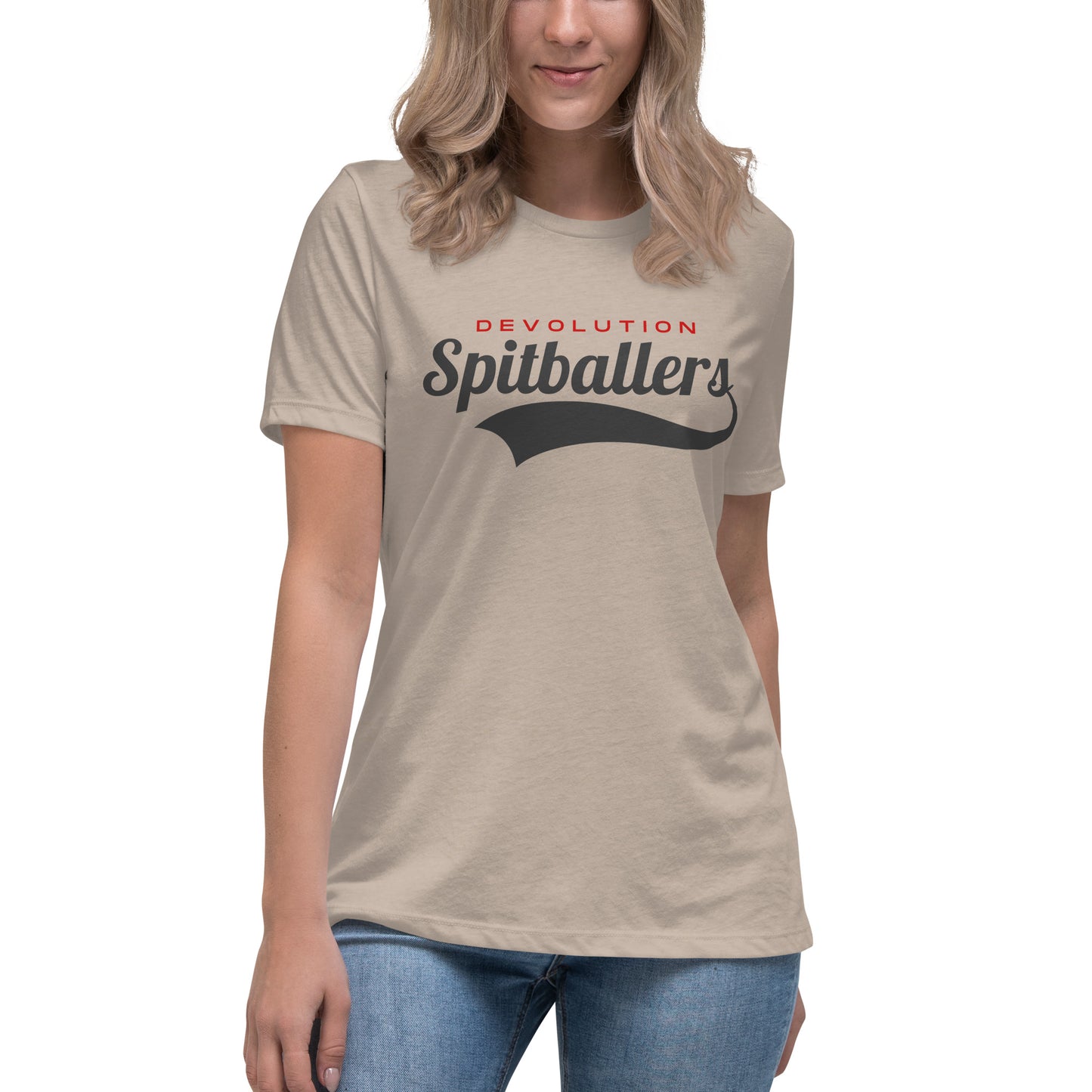 Spitballers Women's Relaxed T-Shirt (dark logo)