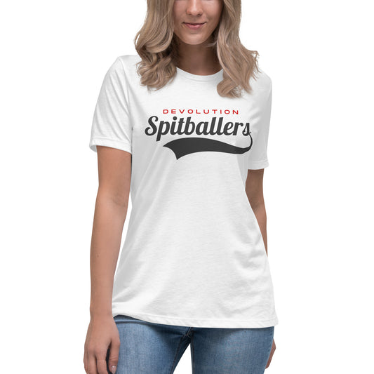 Spitballers Women's Relaxed T-Shirt (dark logo)