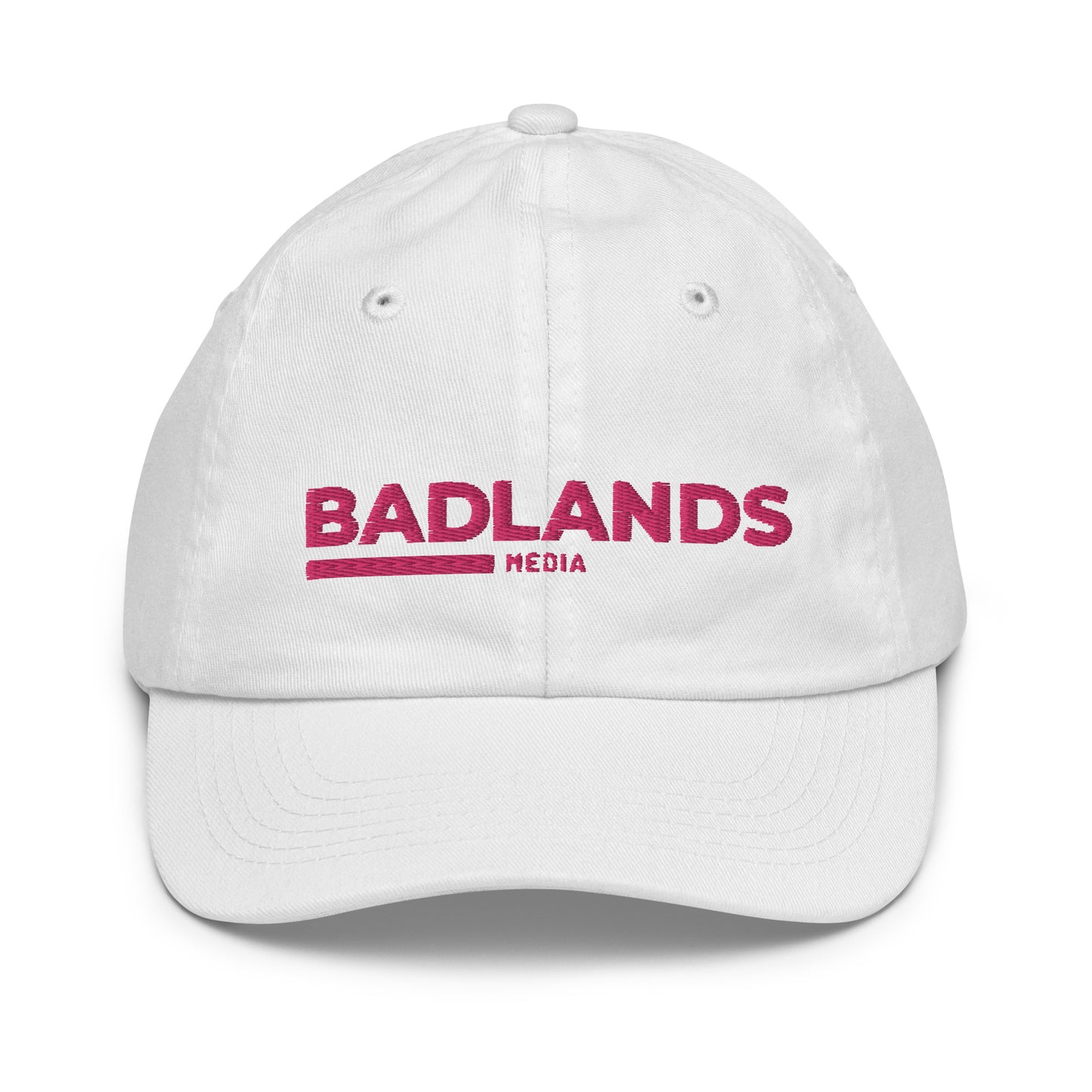 Badlands Kids Baseball Cap (pink logo)